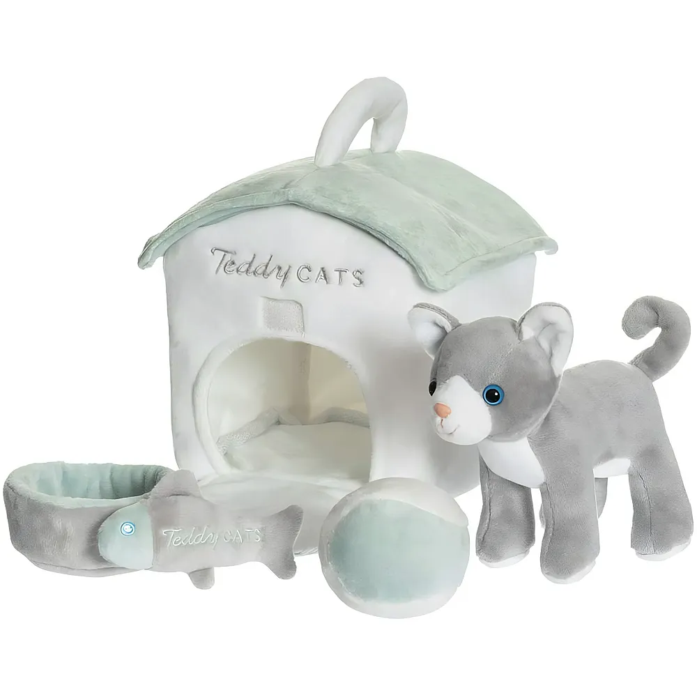 Teddykompaniet Spielset Katzenhaus | Katzen Pl�sch