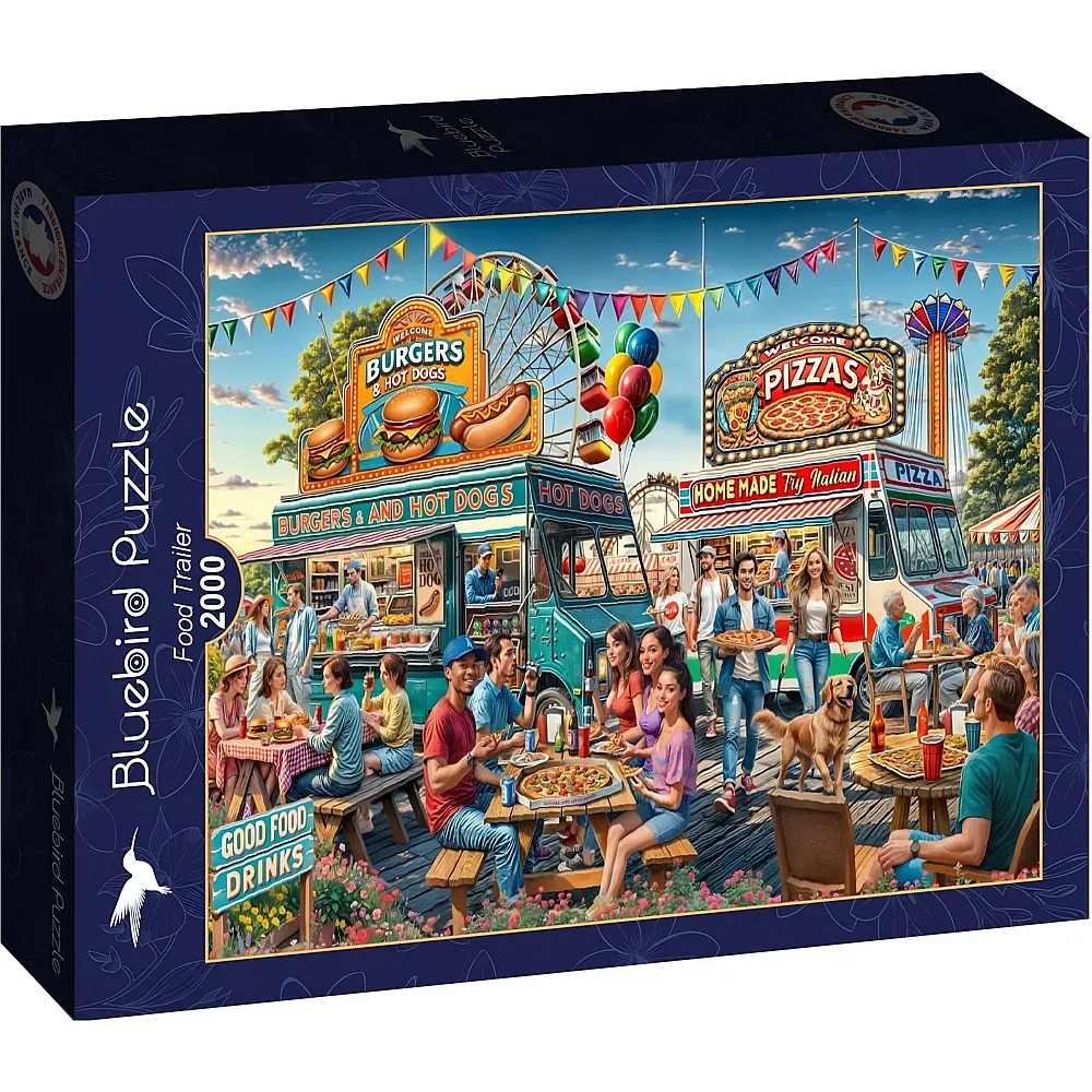 Bluebird Puzzle Food Truck 2000Teile