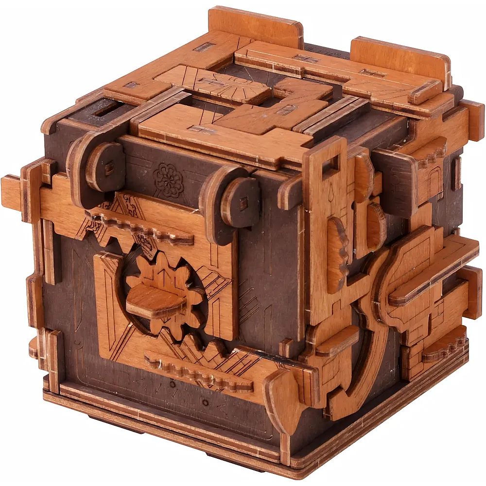 Wooden City Escape Room Puzzle Box, Clue Box, R�tselbox, Geburtstagsgeschenk f�r M�nner, Puzzle Brain Teasers f�r Erwachsene, Hobby, Geschenk