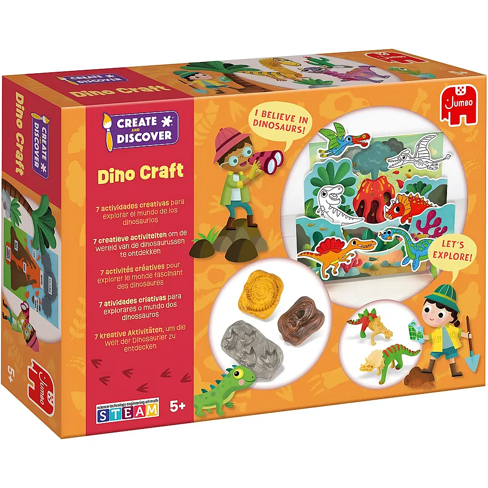 Jumbo Create & Discover Dino Craft