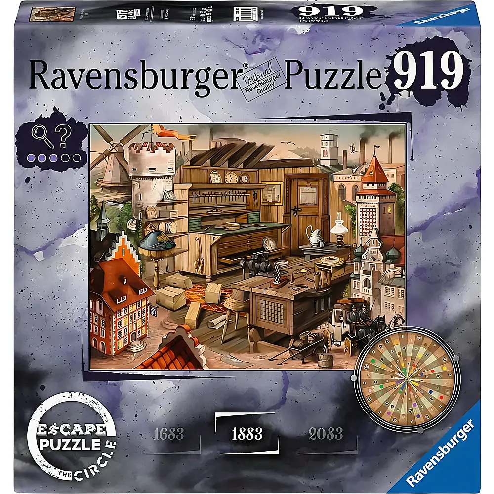 Ravensburger Puzzle Escape - Circle Anno 1883 919Teile | Puzzle 1000 Teile