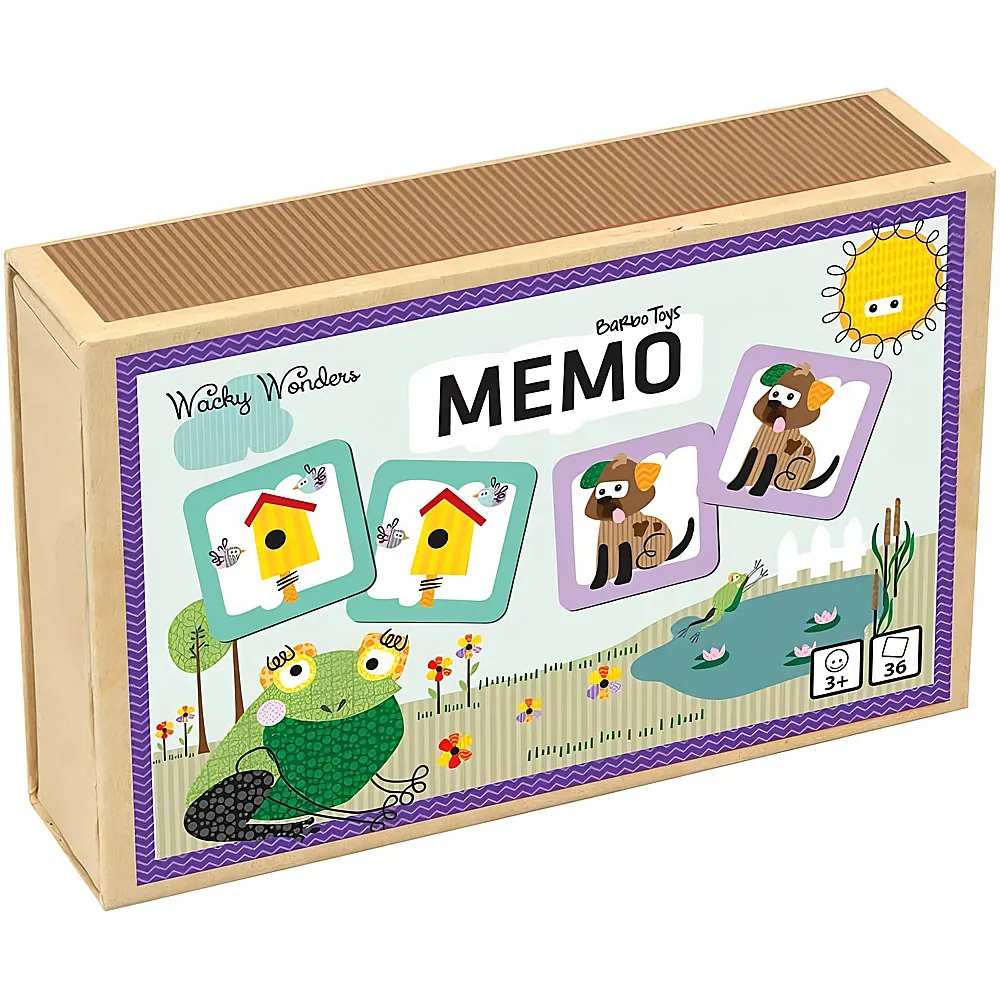 Barbo Toys Wacky Wonders Memo - Memory
