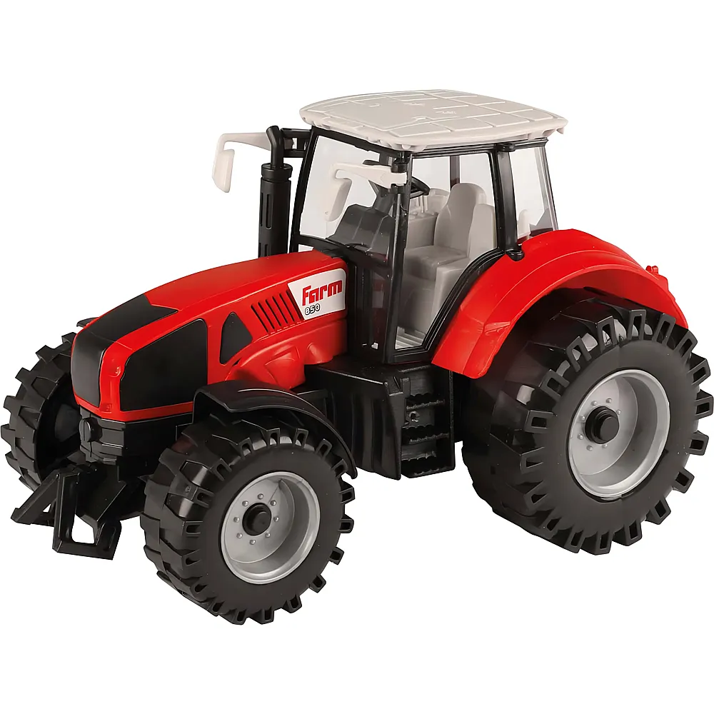 Toi-Toys Traktor mit Friction rot - 19 cm