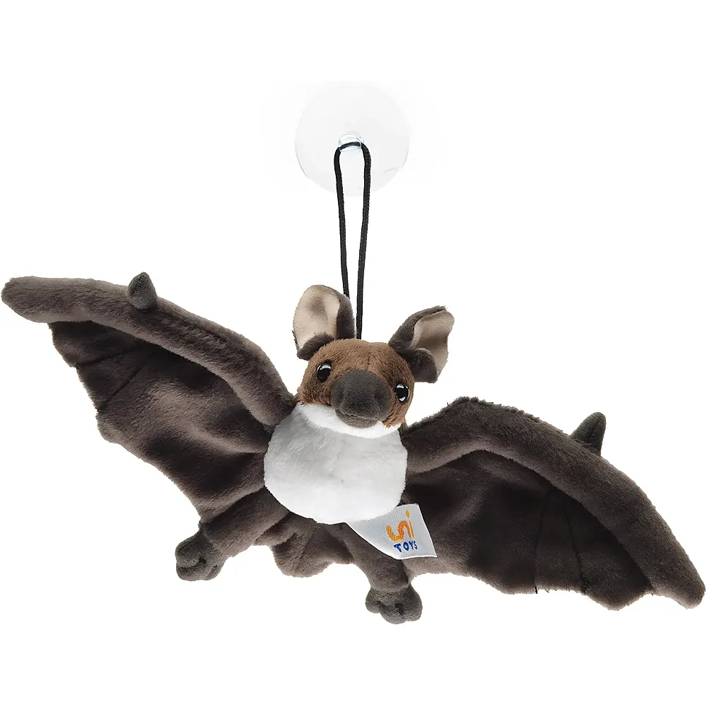 Unitoys Fledermaus mit Saugnapf - 23 cm | Wildtiere Pl�sch