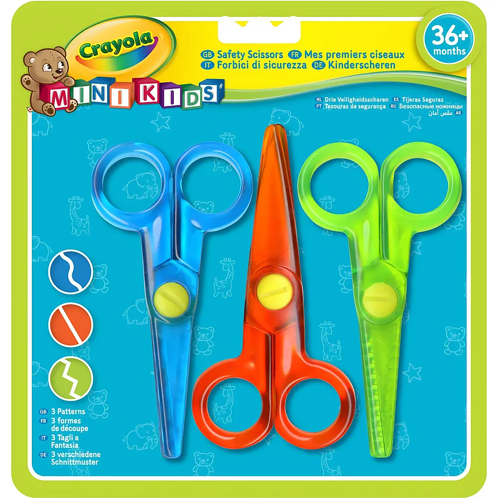 Crayola Mini Kids - Kinderschere - 3 Teile