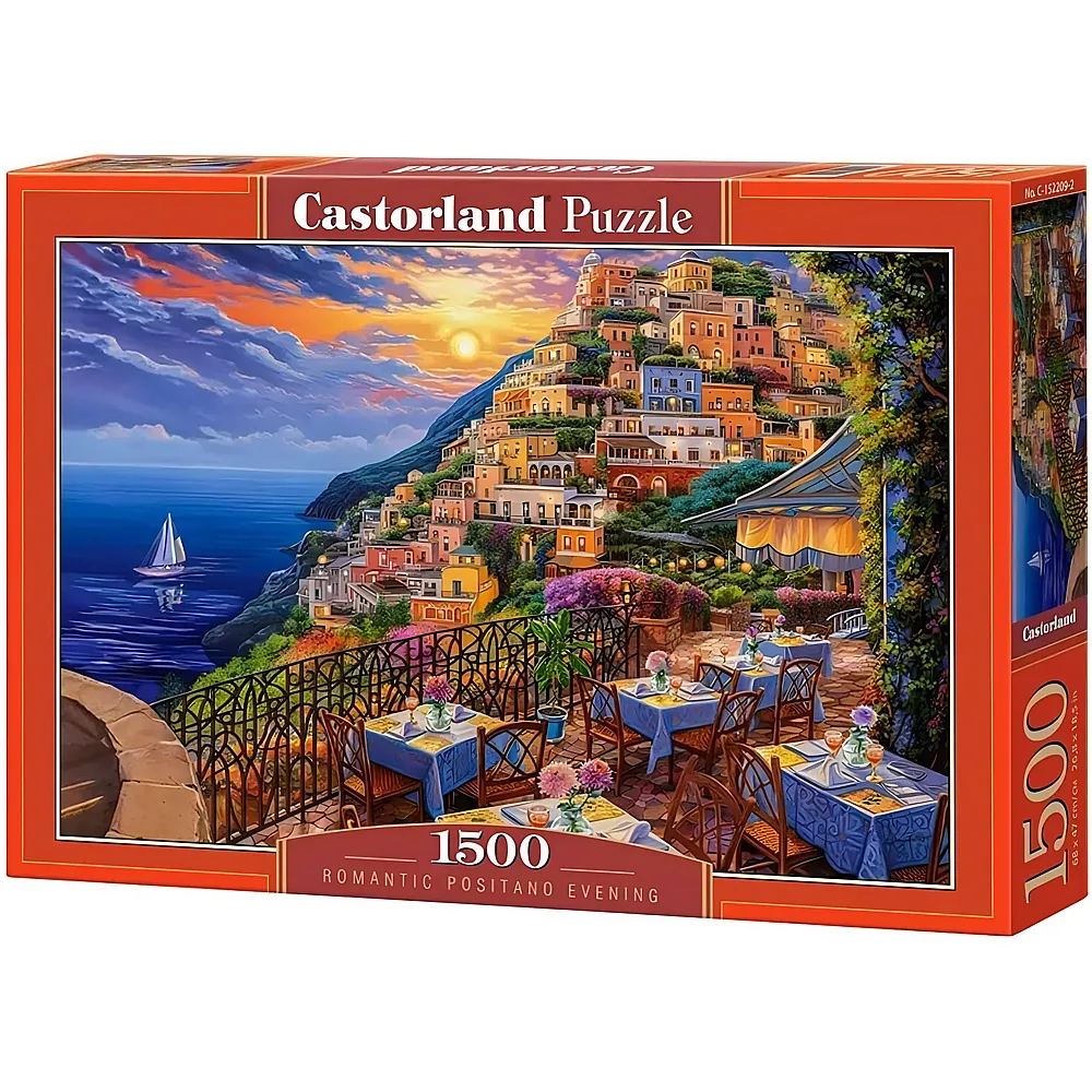 Castorland Puzzle Romantic Positano Evening - 1500 Teile
