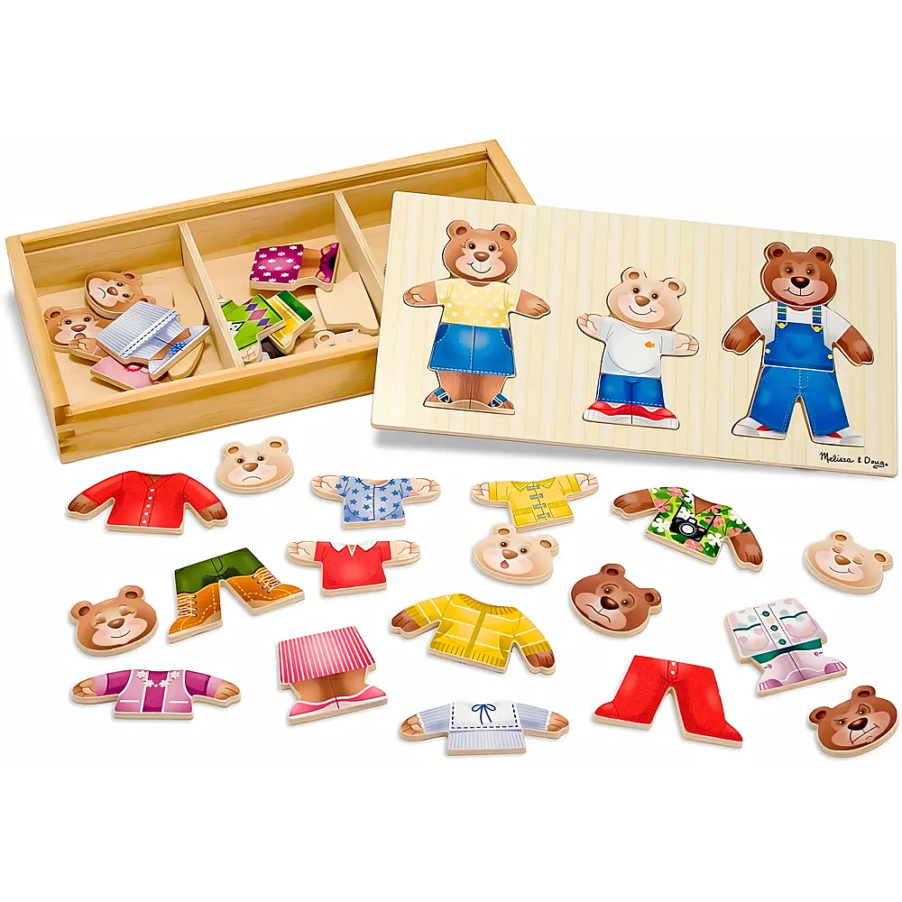 Melissa & Doug Puzzle B�renfamilie 45Teile