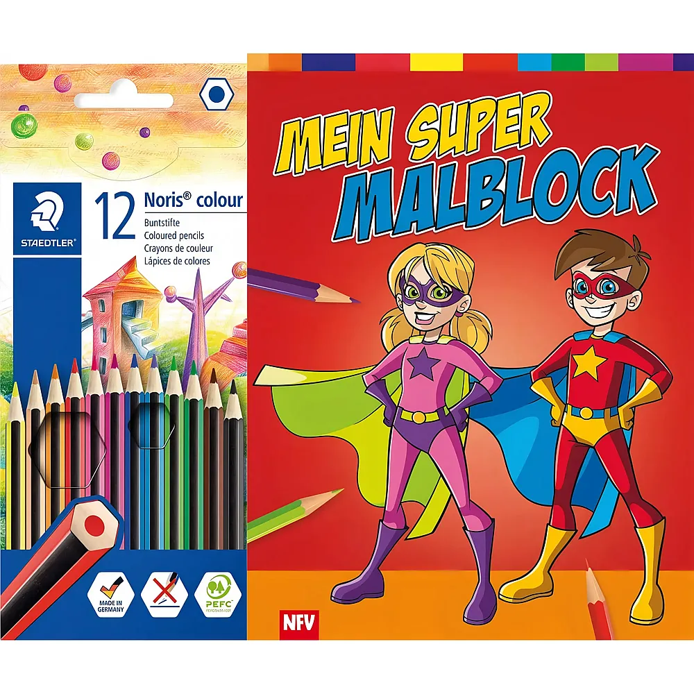 STAEDTLER Mein Super-Malblock + Staedtler Stifte - Suche