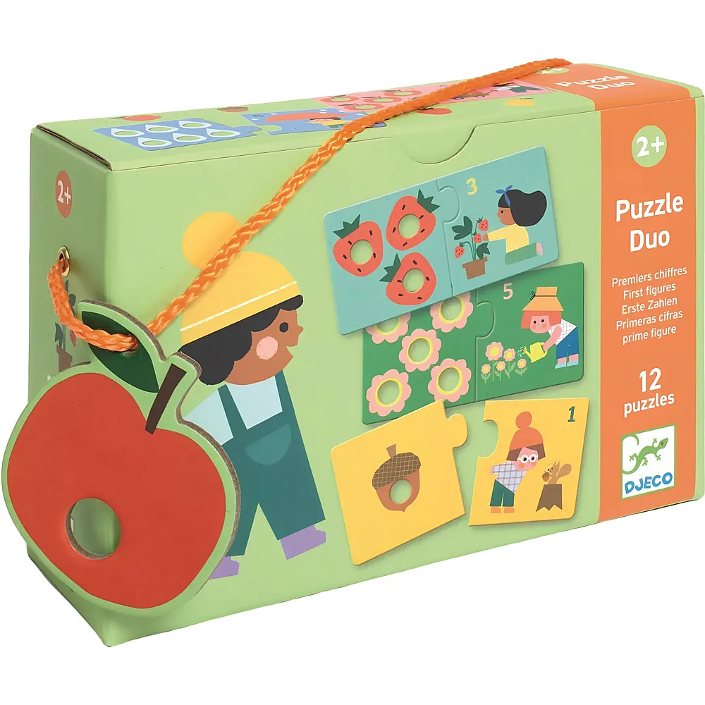 Djeco Puzzle Duo Erste Zahlen - 24 Teile