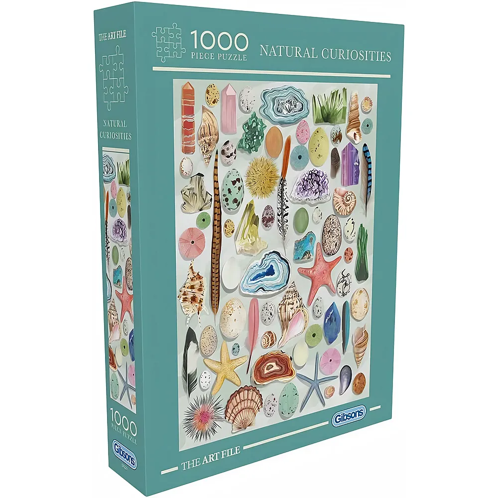 Gibsons Puzzle The Art File Natural Curiosities - 1000 Teile