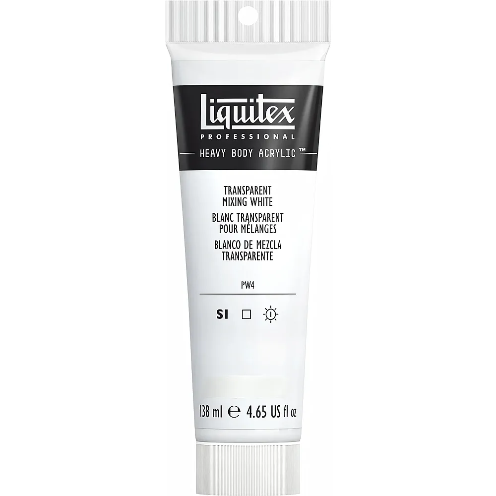 Liquitex Lqx Prof. Heavy Body Acrylfarbe 138ml Tube Mischweiss Transp