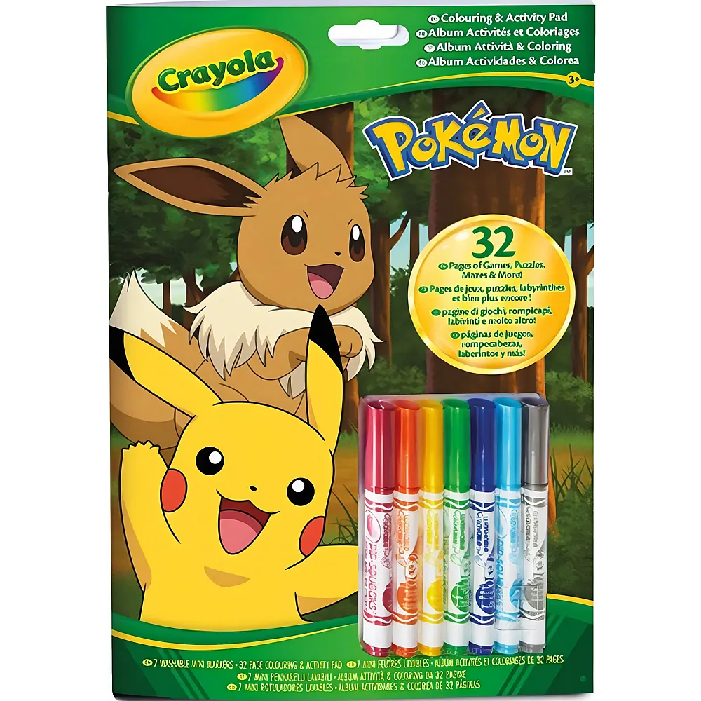 Crayola Mal- und Aktivit�tenbuch Pok�mon