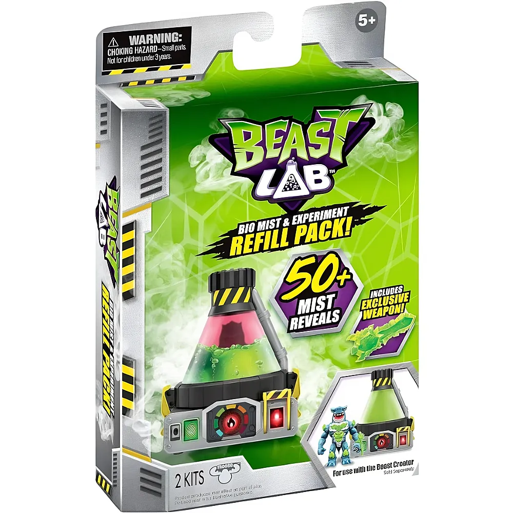 Moose Toys Bio Beasts Refill Pack Nachfllpack Beast Lab, 2 neue Sets von Zutaten, ab 5 Jahren