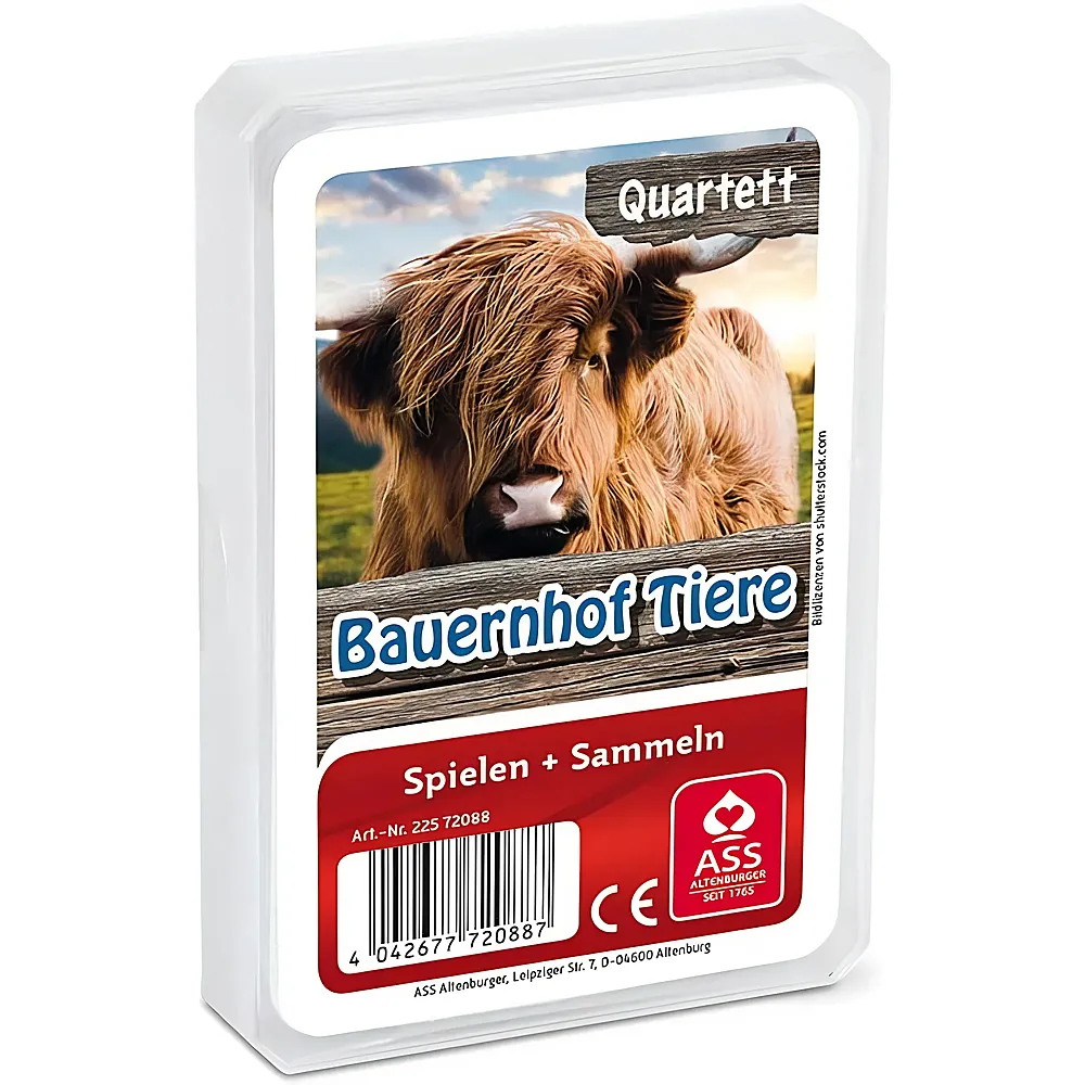 ASS Altenburger Quartett Bauernhoftiere