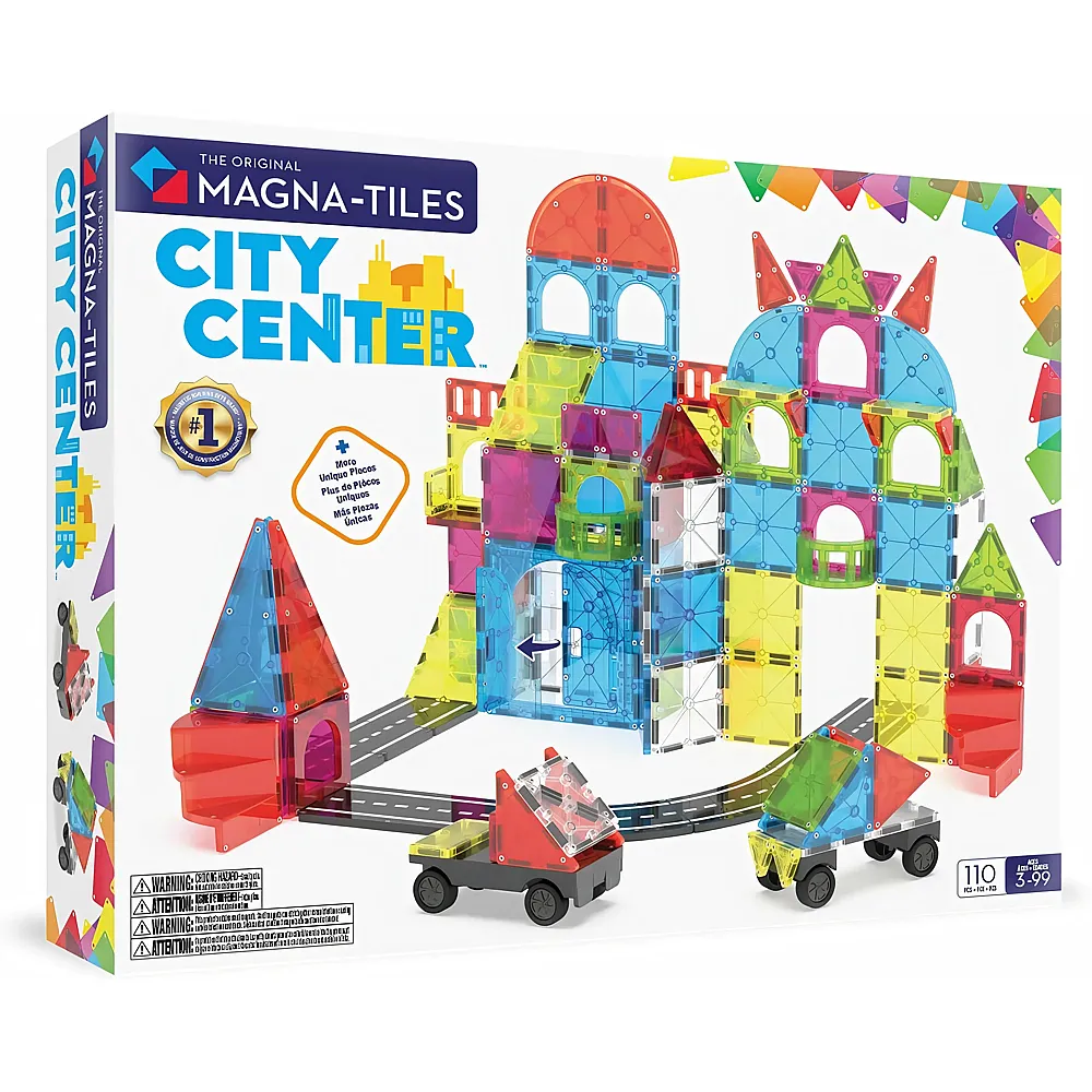 Magna-Tiles City Center - 110 Teile