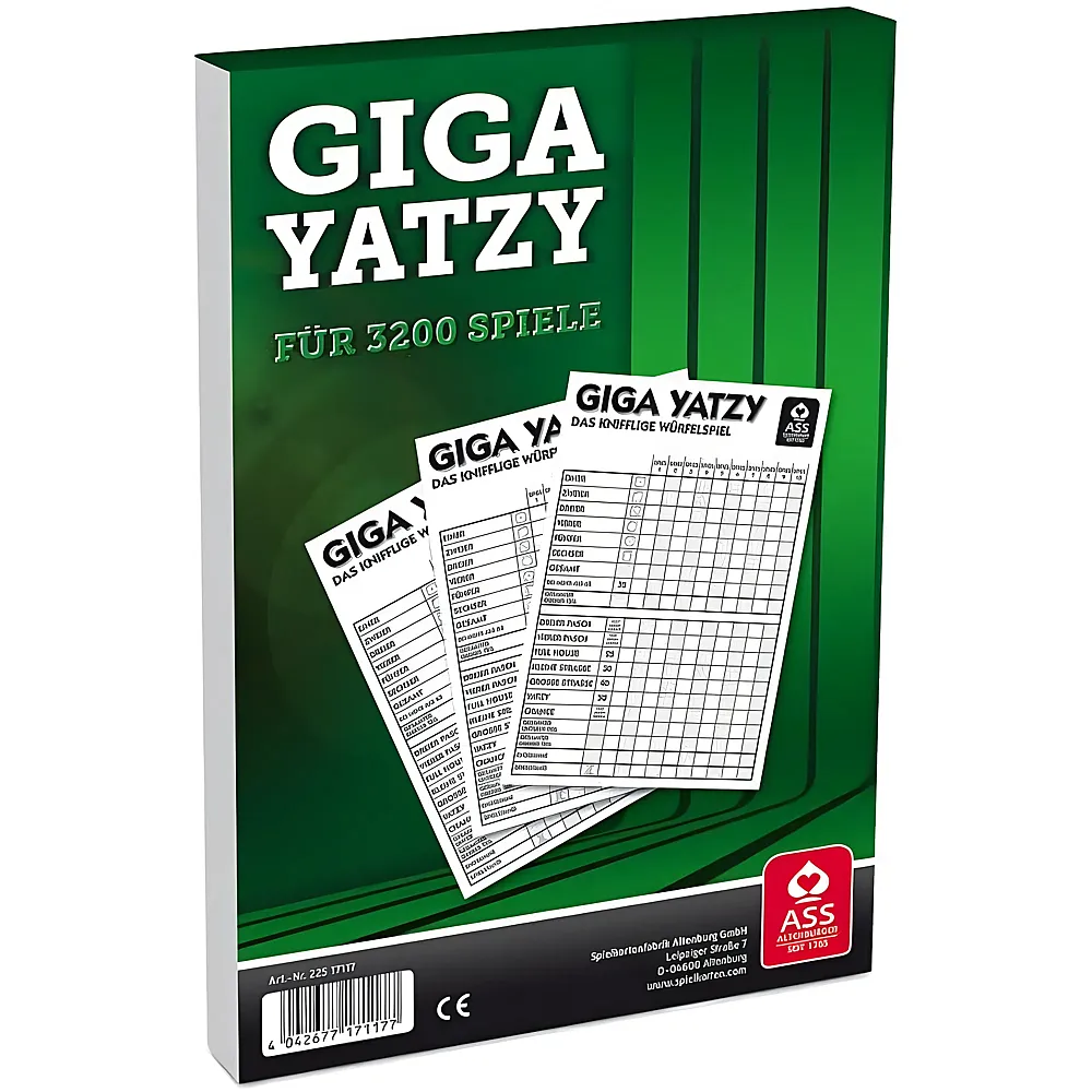 ASS Altenburger Giga Yatzy Block