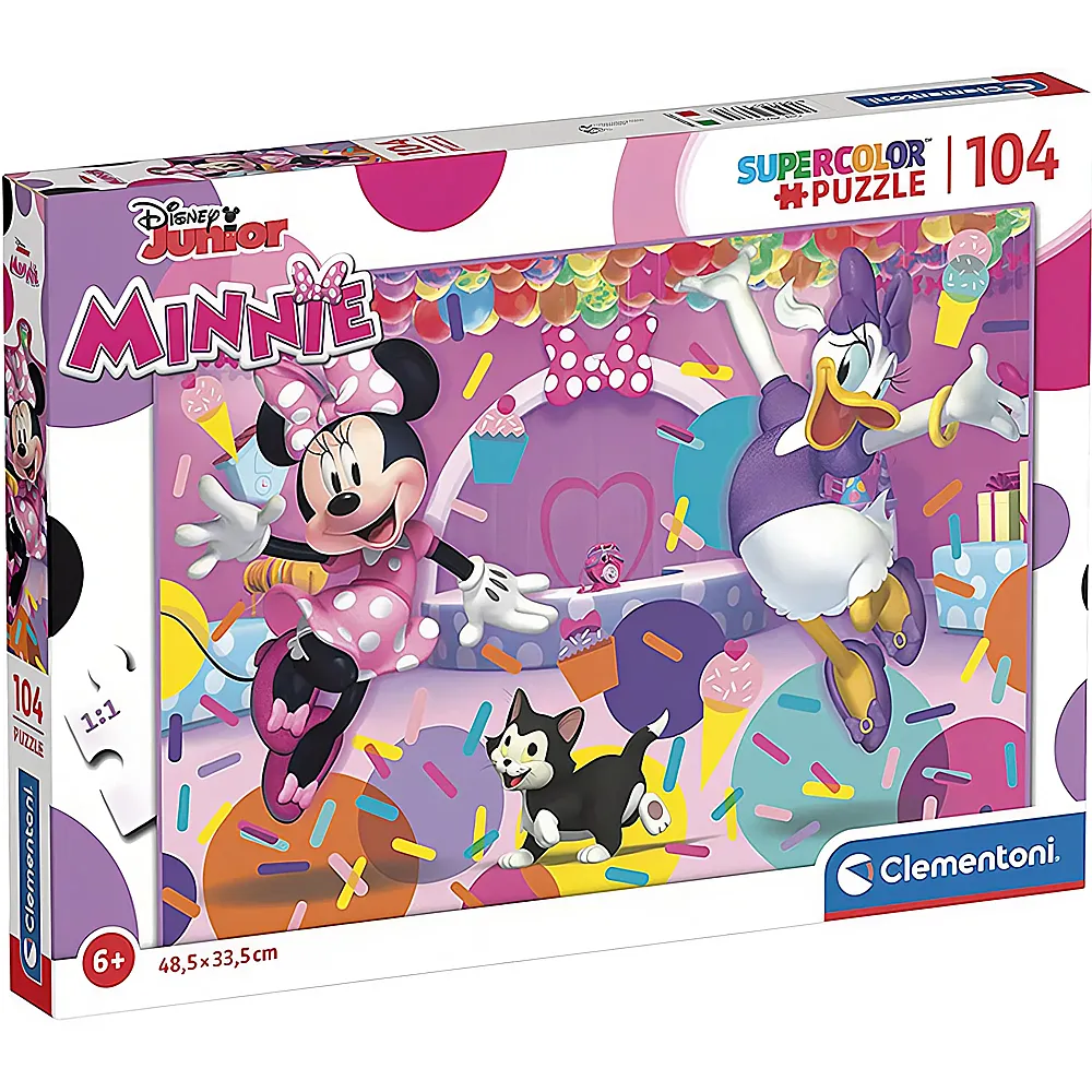 Clementoni Puzzle Supercolor Minnie Mouse 104Teile