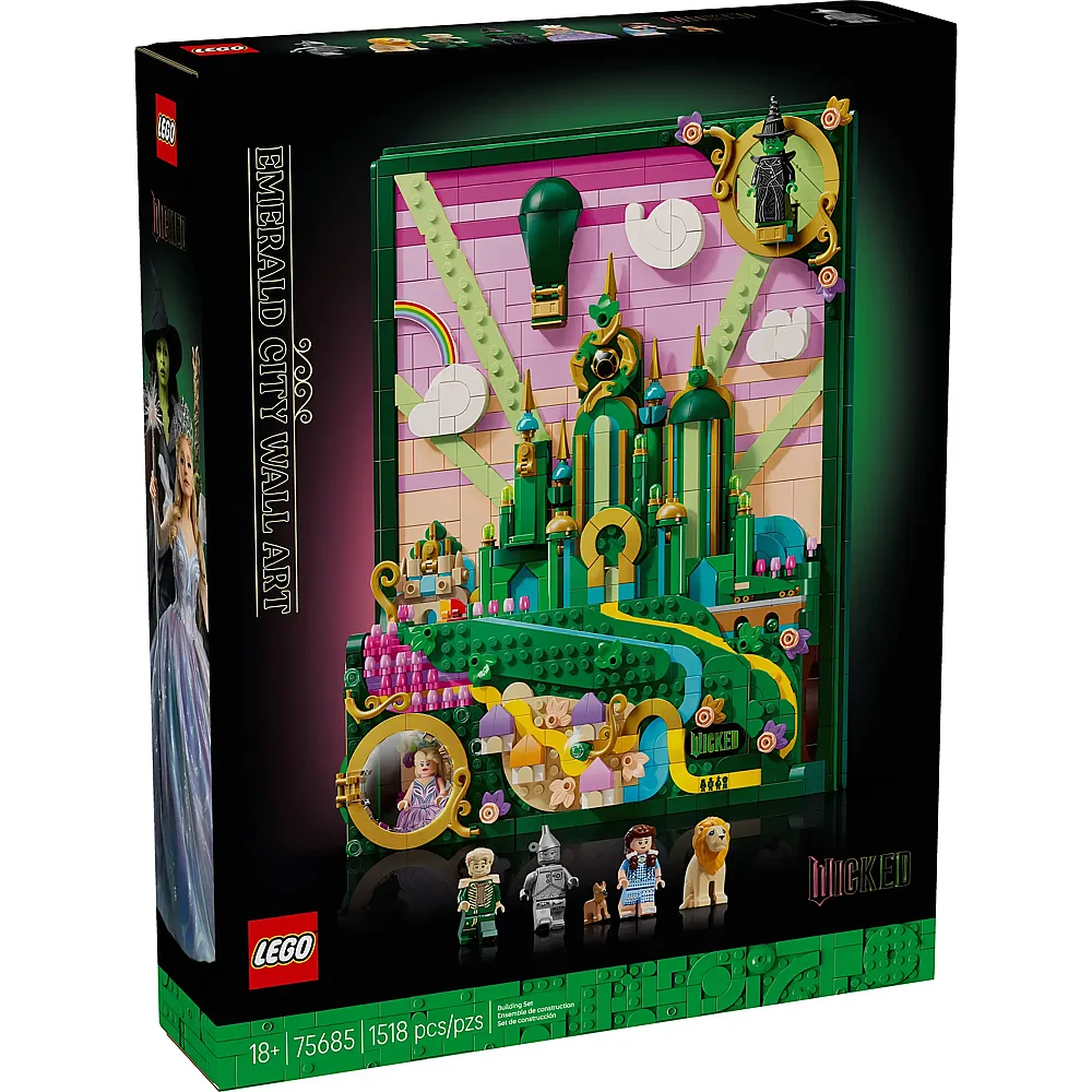 LEGO Wicked Emerald City Wandkunst 75685