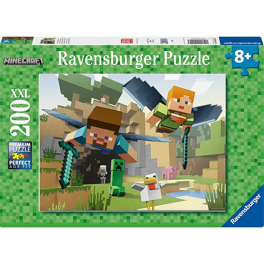 Ravensburger Puzzle Minecraft 200Teile