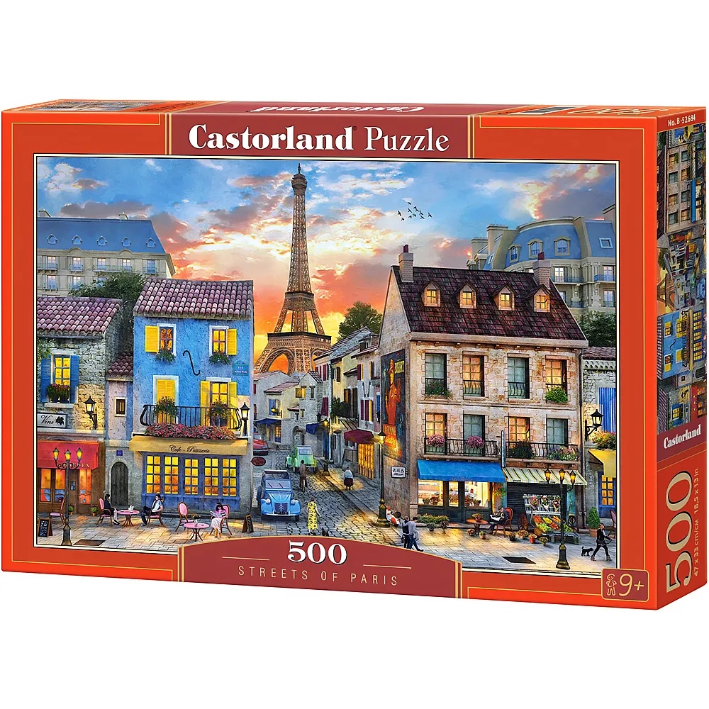 Castorland Puzzle Dominic Davison Streets of Paris - 500 Teile