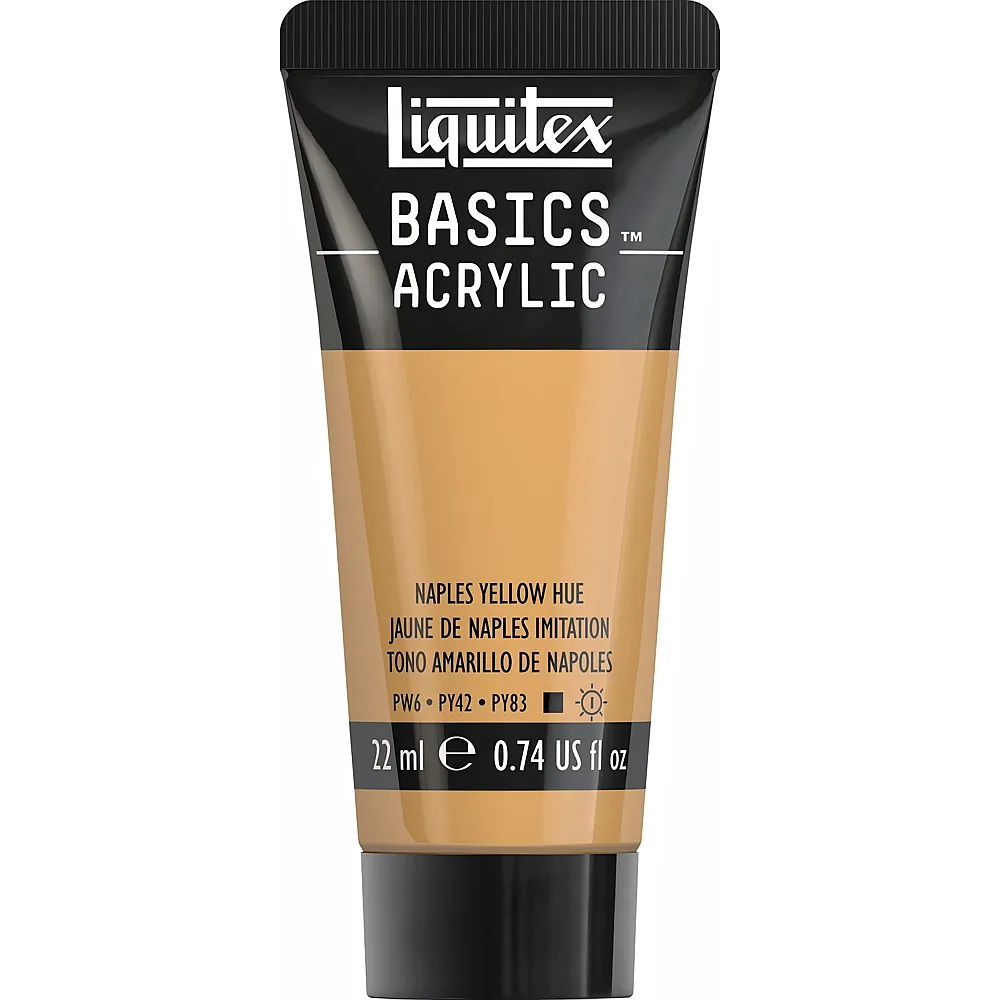 Liquitex Lqx Basics Acrylfarbe 22ml Tube Neapelgelfb Farbton - Suche