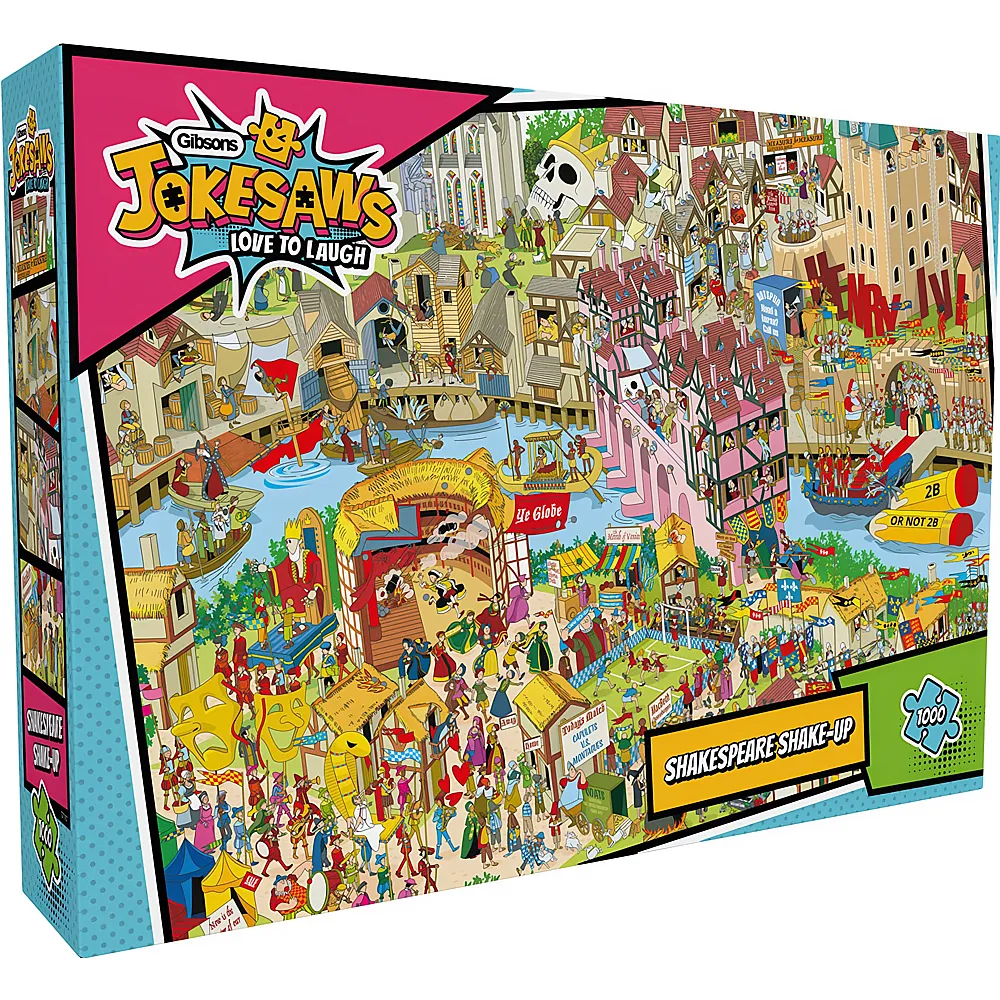 Gibsons Puzzle Jokesaws Shakespeare-Aufr�tteln 1000Teile