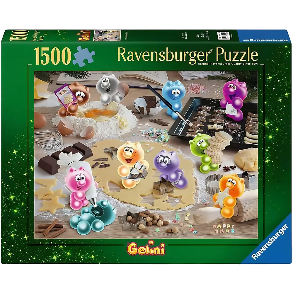 Ravensburger Puzzle Gelini - Weihnachtsb�ckerei - 1500 Teile
