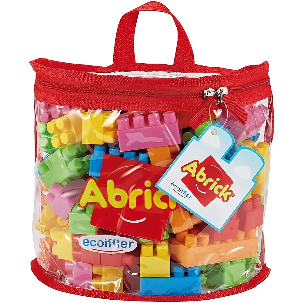 Abrick Bl�cke in kleiner Tasche - 100 Teile