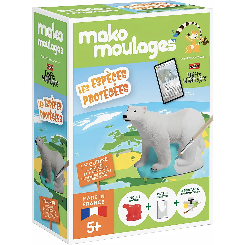 Mako Moulages Mako Especes Protegees Bioviva - Ours Polaire FR