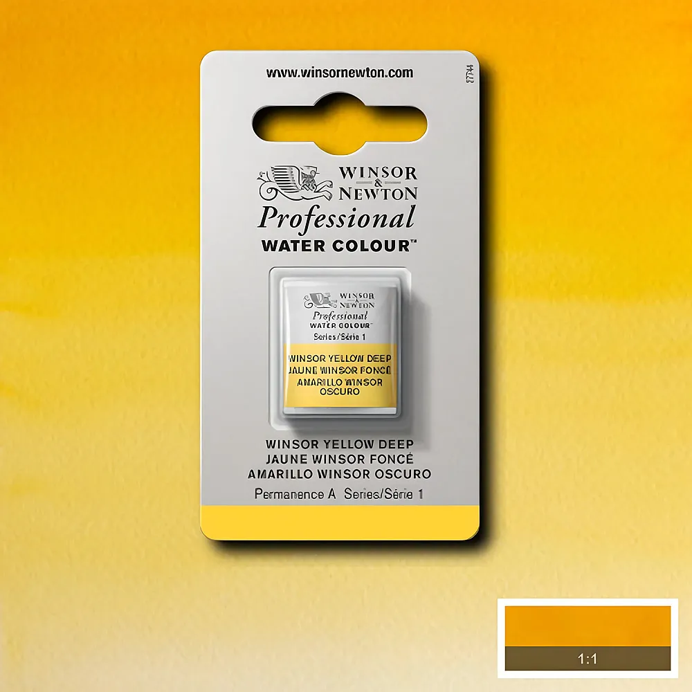 meinspielzeug - Winsor & Newton W&n Prof. Water Colour 1/2 Npfchen Winsorgelfb Dunkel