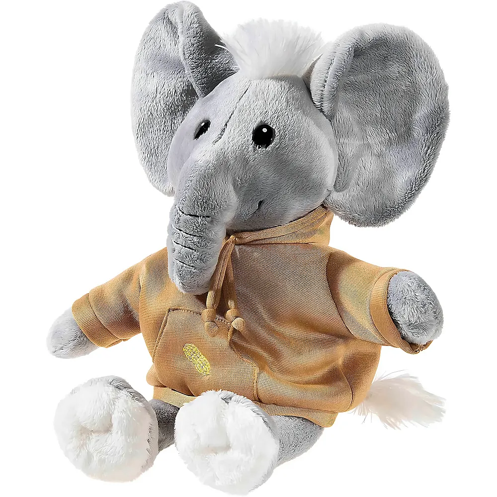Heunec Kapuzen-Kumpel Elefant Eddy Erdnuss - 35 cm | Wildtiere Pl�sch