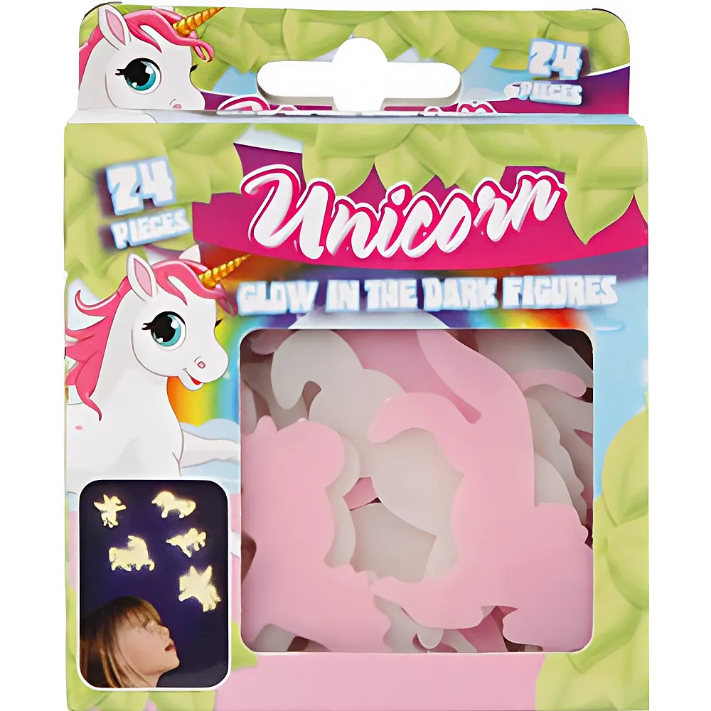 Kids Globe Einhorn Glow in the dark