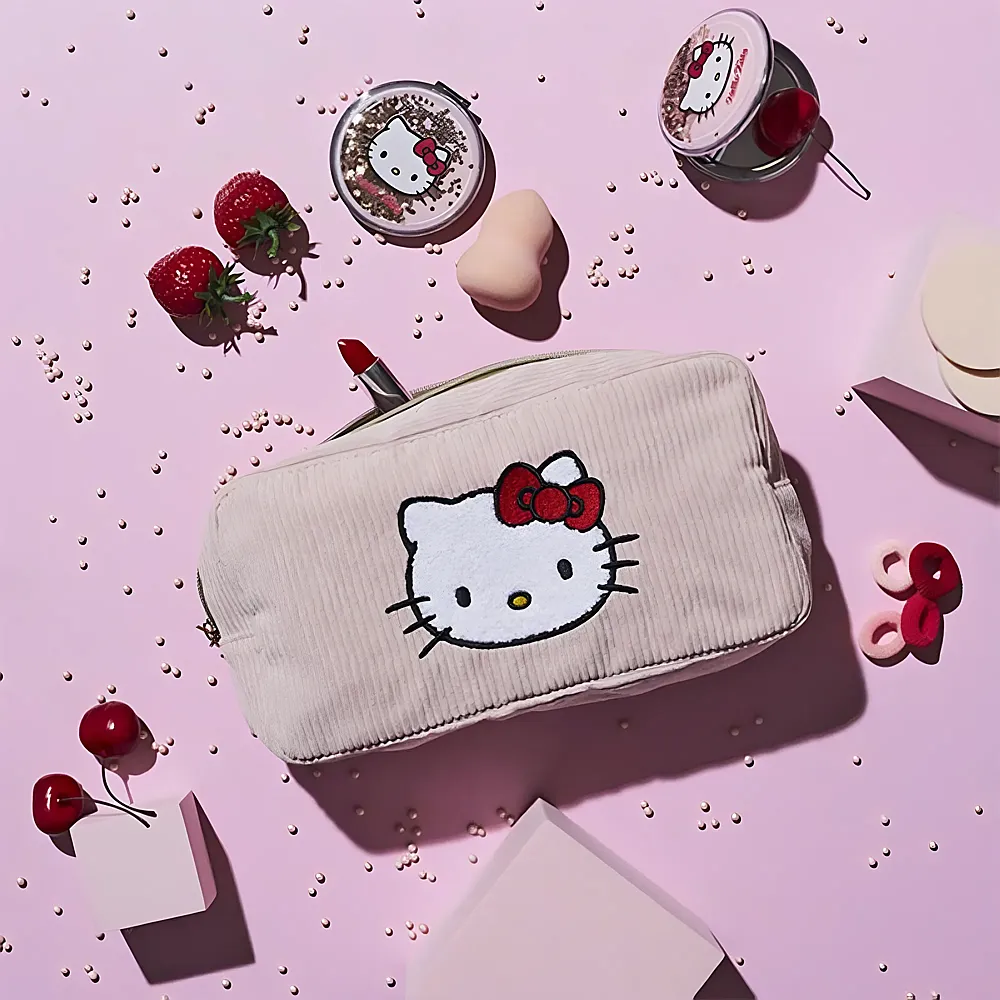meinspielzeug - Sombo Hello Kitty Kulturbeutel aus Samt