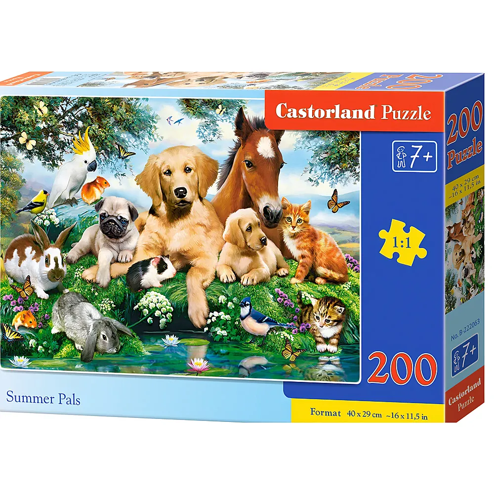 Castorland Puzzle Summer Pals - 200 Teile