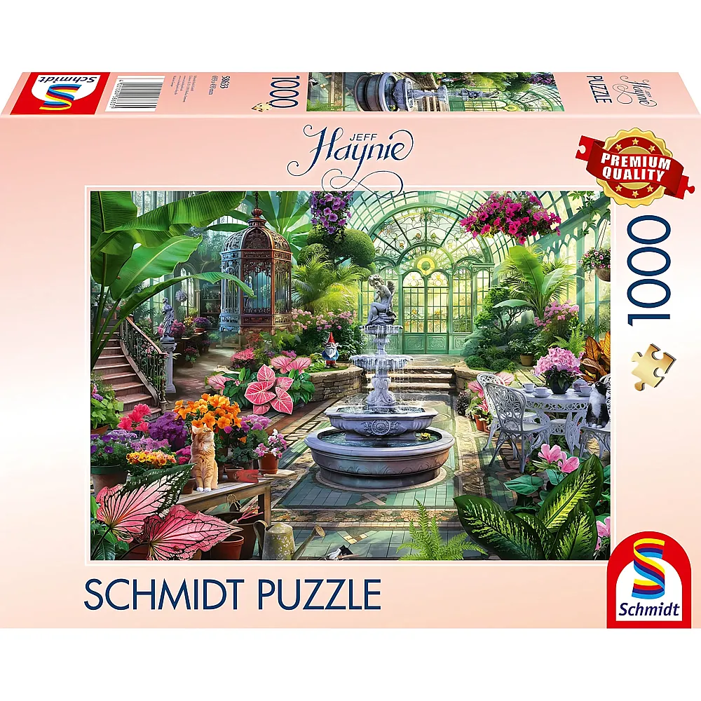 Schmidt Puzzle Jef Haynie Viktorianisches Gew�chshaus - 1000 Teile
