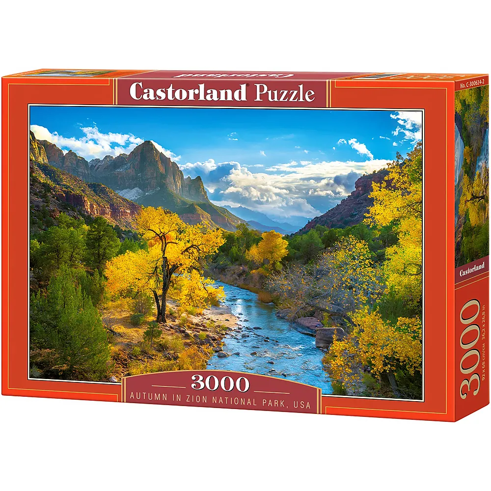 Castorland Puzzle Zion National Park in Autumn, USA 3000Teile
