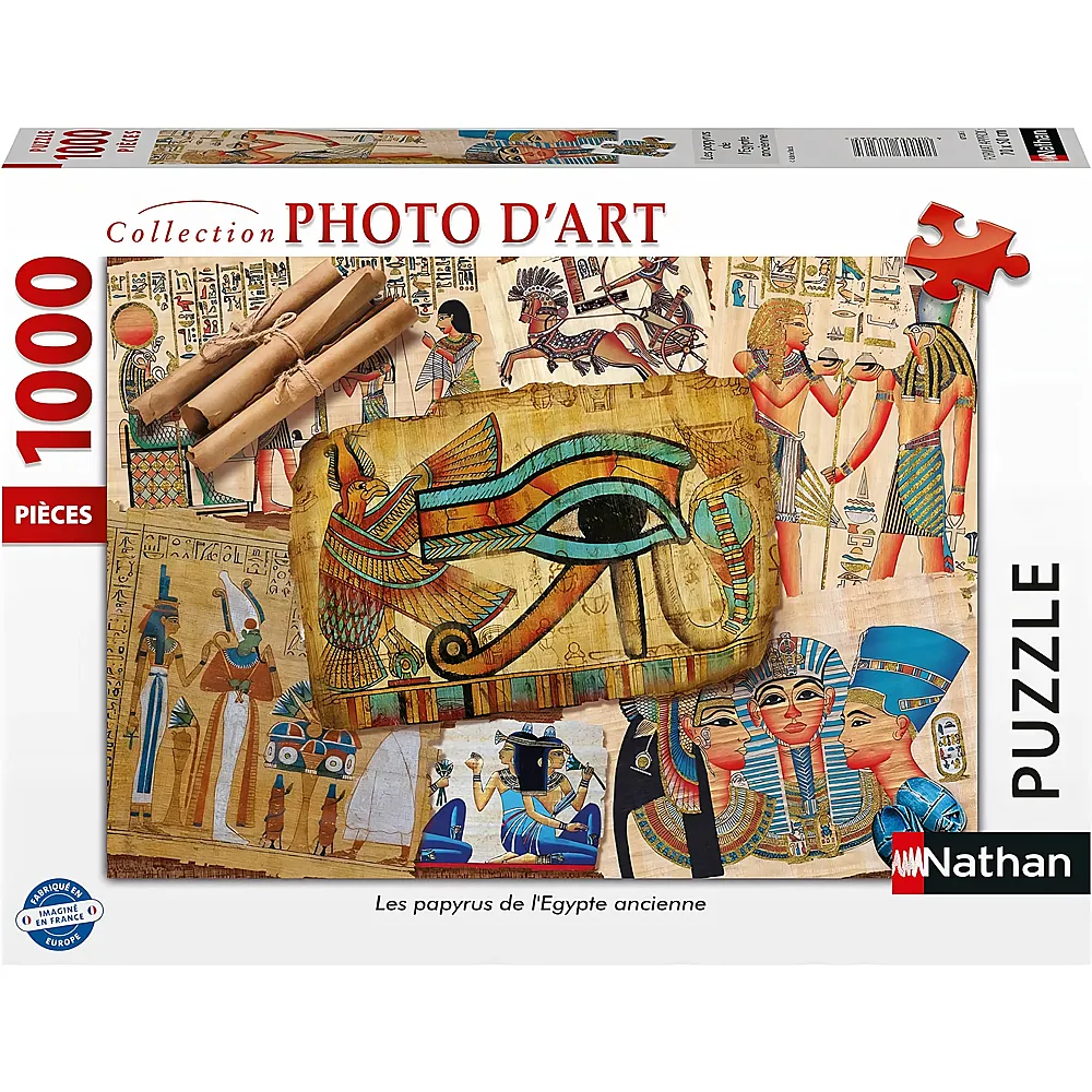 Nathan Puzzle Collection Photo d'Art The Papyri of Ancient Egypt - 1000 Teile