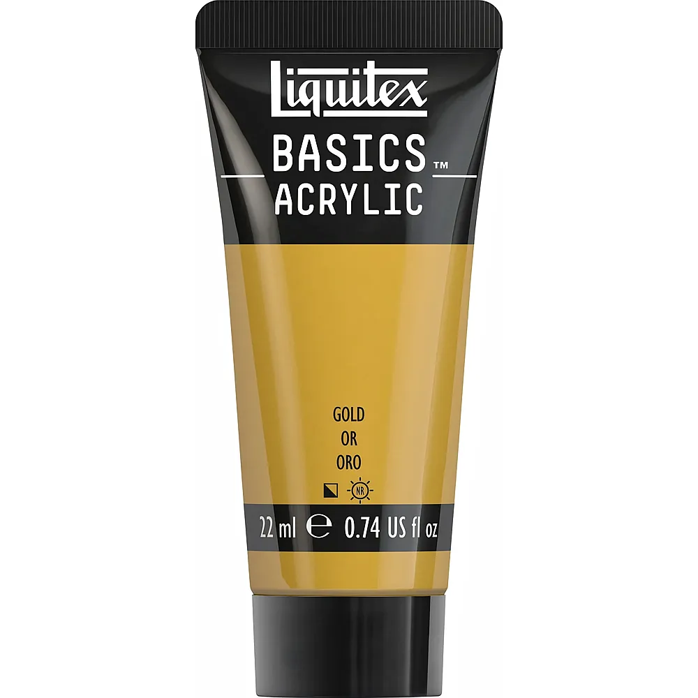 Liquitex Lqx Basics Acrylfarbe 22ml Tube Gold - Suche