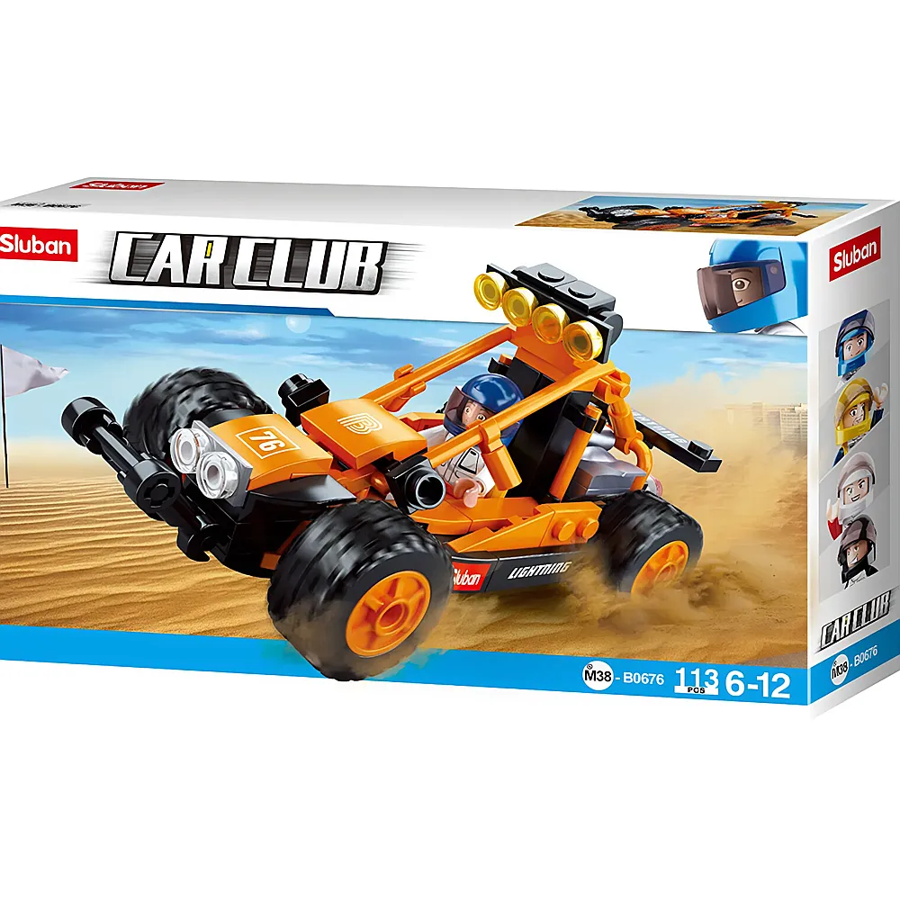 Sluban Car Club Buggy - 113 Teile | Klemmbausteine Fahrzeuge