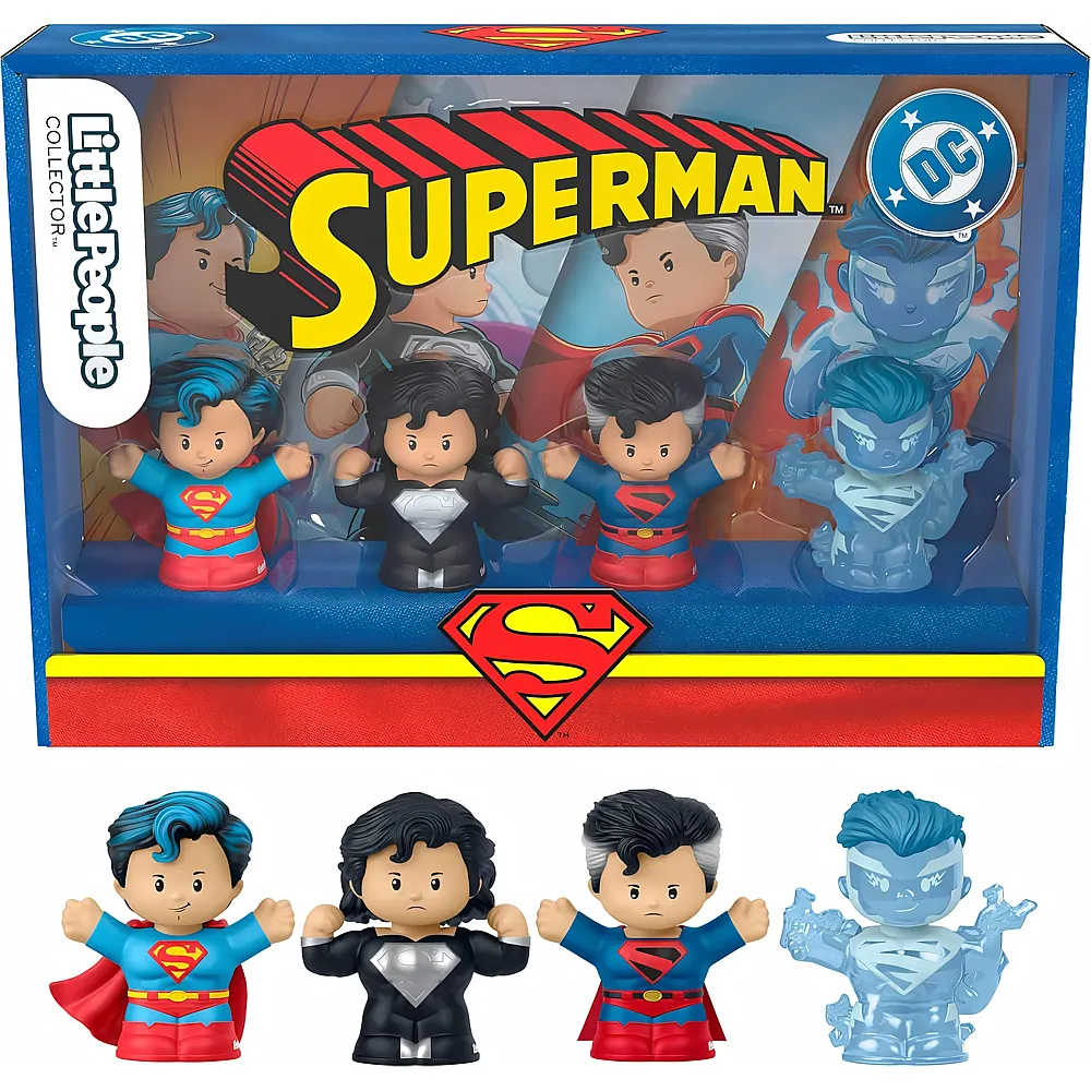 Fisher-Price Little People Collector Superman Through the Ages