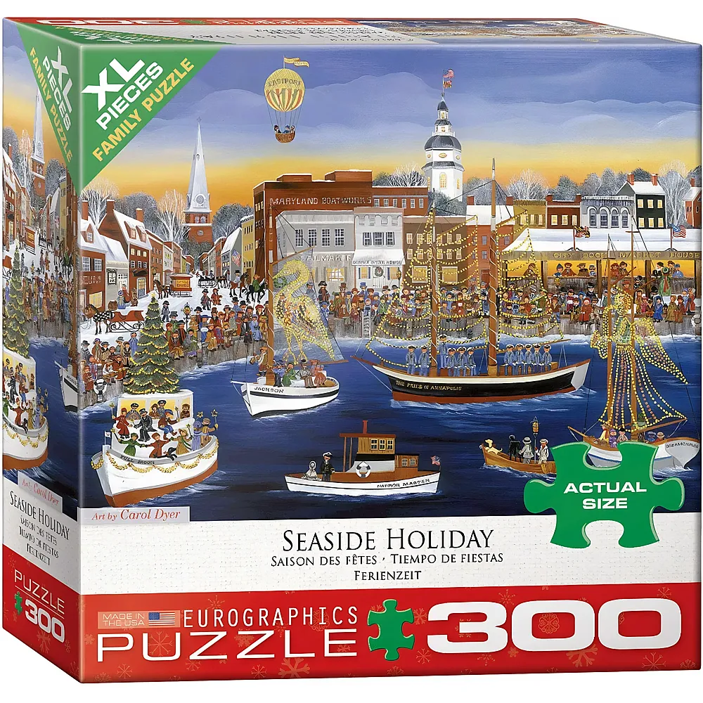 Eurographics Puzzle Seaside Holiday - 300 Teile