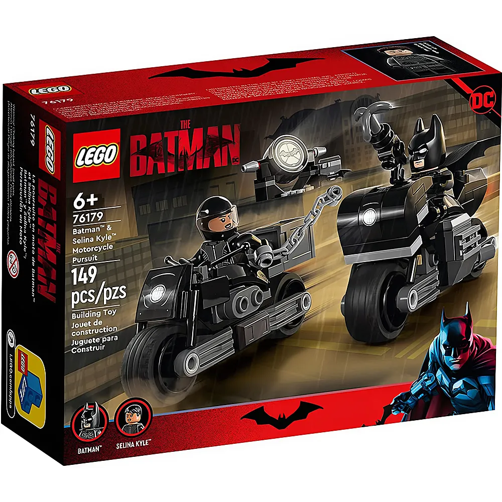 LEGO DC Universe Super Heroes Batman & Selina Kyle Verfolgungsjagd auf dem Motorrad 76179