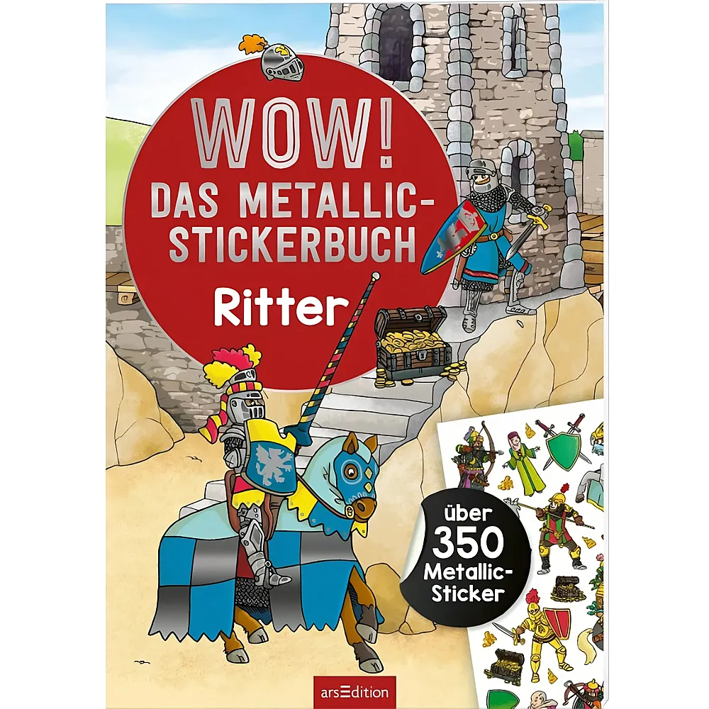 ars Edition Metallic-Sticker: Ritter