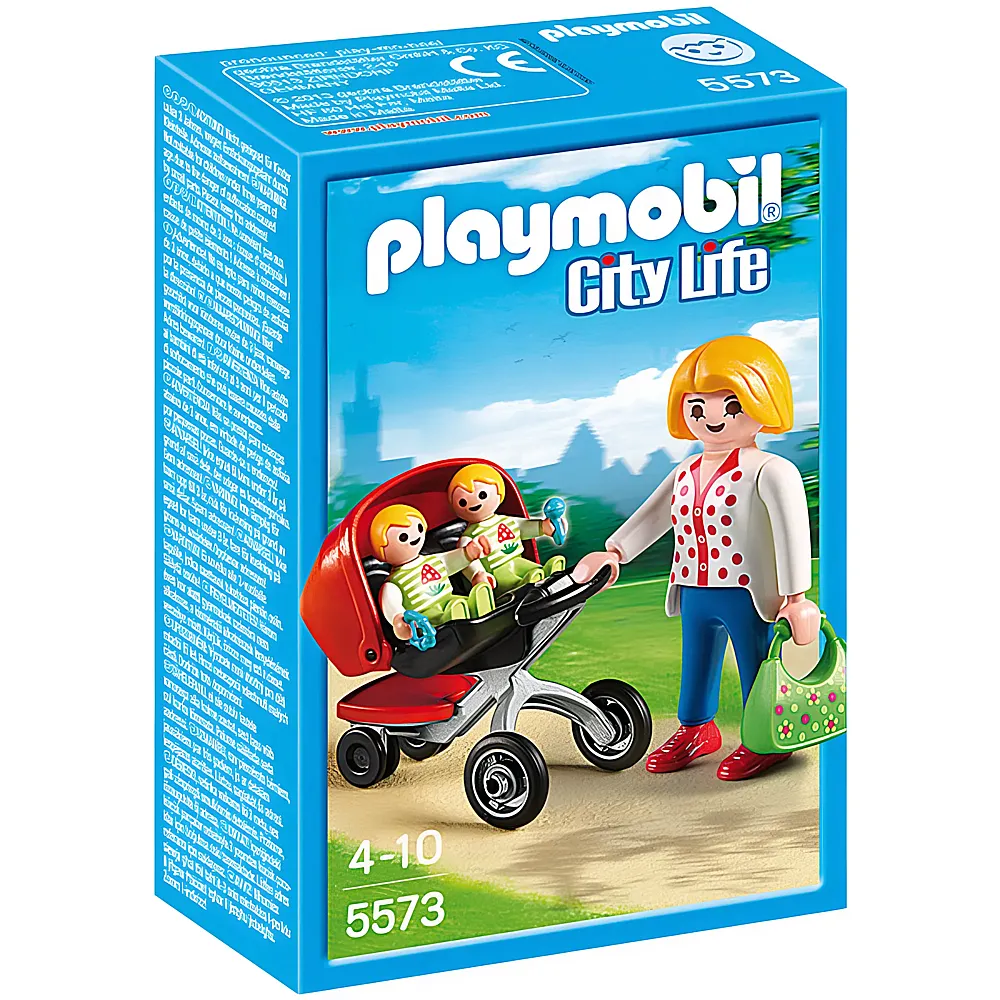 PLAYMOBIL City Life Zwillings-Kinderwagen 5573