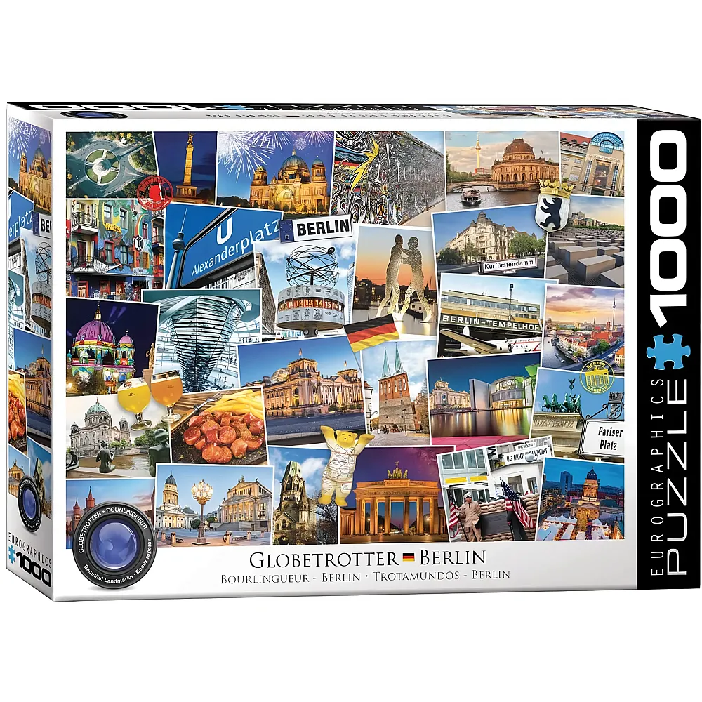 Eurographics Puzzle Globetrotter - Berlin 1000Teile