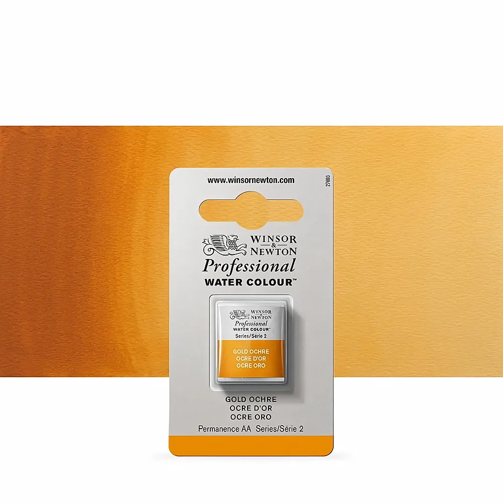 meinspielzeug - Winsor & Newton W&n Prof. Water Colour 1/2 Npfchen Goldocker