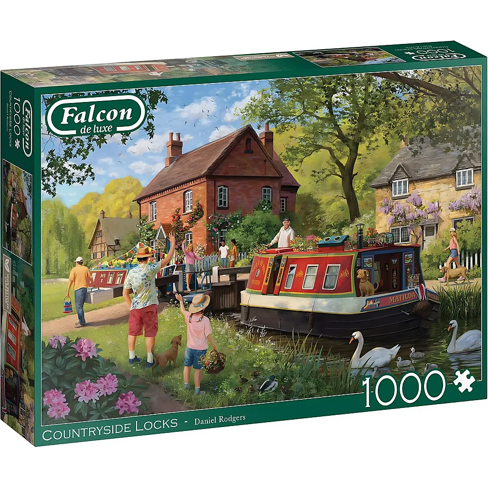 Falcon Puzzle Countryside Locks - 1000 Teile