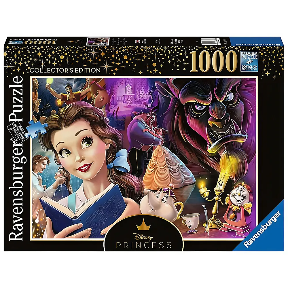 Ravensburger Puzzle Disney Princess Belle, die Prinzessin 1000Teile