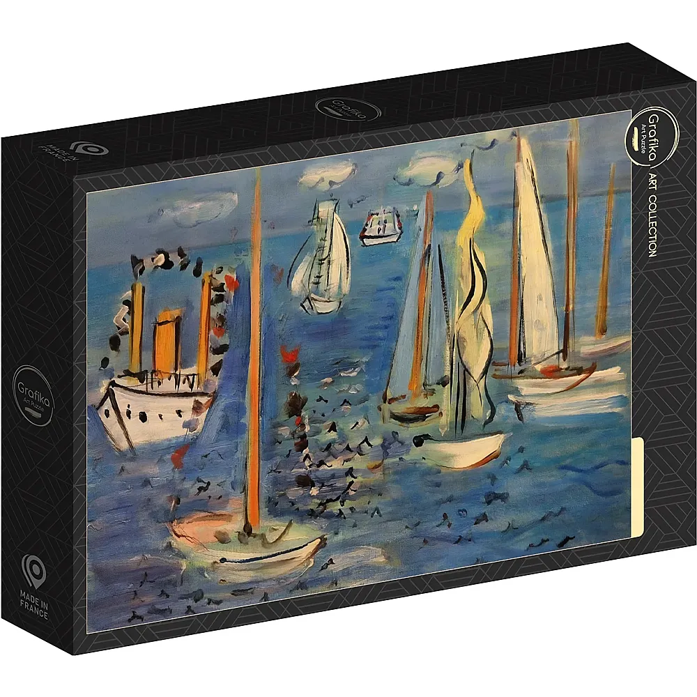 Grafika Puzzle Art Collection Raoul Dufy Geschm�ckte Boote, 1946 - 500 Teile