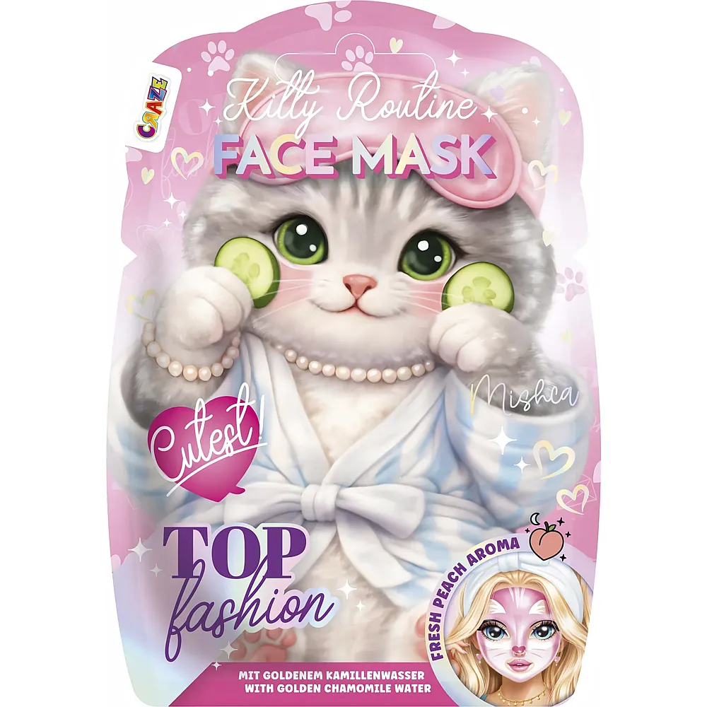 Craze Top Fashion Gesichtsmaske Pfirsich